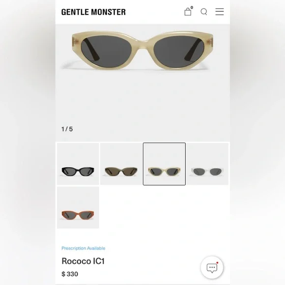 GENTLE MONSTER | Accessories | Gentle Monster Rococo Ic | Poshmark